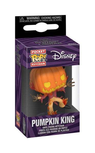 FUNKO POP! KEYCHAIN - PUMPKIN KING - L'ETRANGE NOEL DE MONSIEUR JACK 30E ANNIVERSAIRE