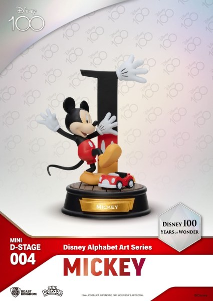 PACK DE 6 FIGURINES ALPHABET DISNEY - 100 YEARS OF WONDER DISNEY MINI EGG ATTACK