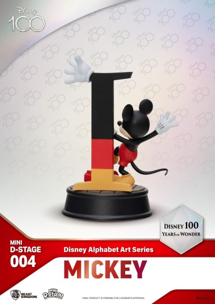 PACK DE 6 FIGURINES ALPHABET DISNEY - 100 YEARS OF WONDER DISNEY MINI EGG ATTACK