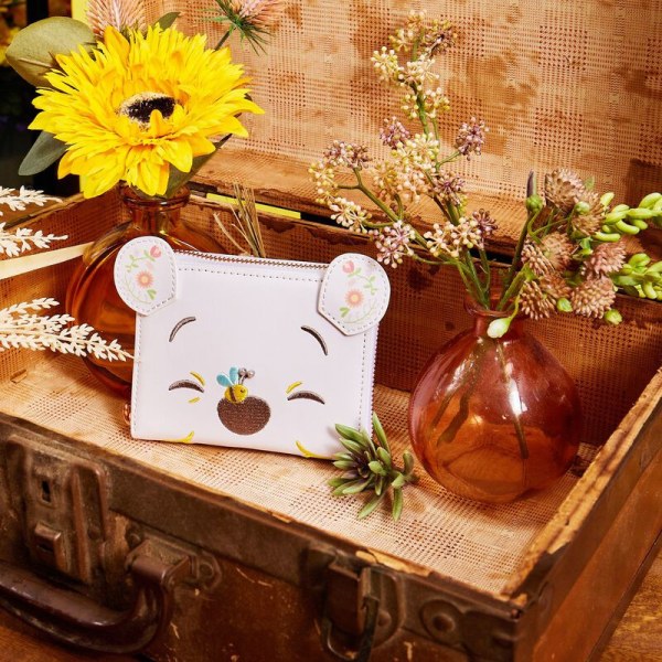 PORTEFEUILLE WINNIE L'OURSON COSPLAY FOLK FLORAL - DISNEY LOUNGEFLY