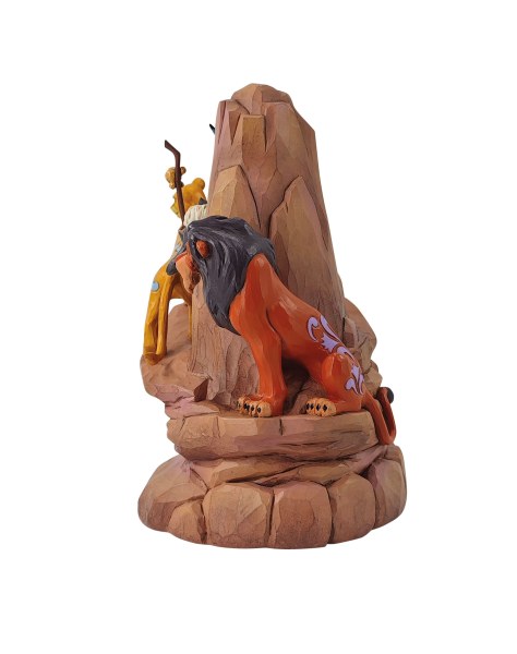 LE ROI LION CARVED IN STONE - DISNEY TRADITIONS