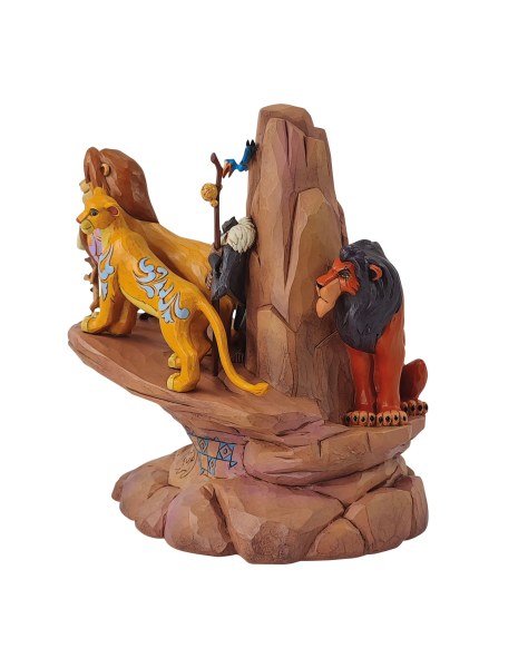 LE ROI LION CARVED IN STONE - DISNEY TRADITIONS