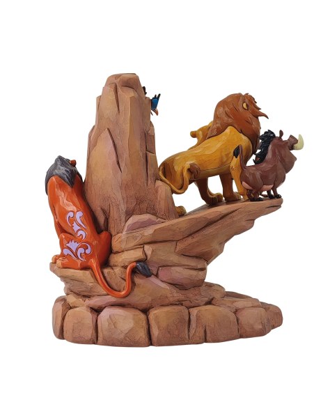 LE ROI LION CARVED IN STONE - DISNEY TRADITIONS