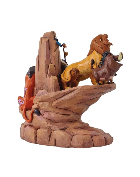LE ROI LION CARVED IN STONE - DISNEY TRADITIONS