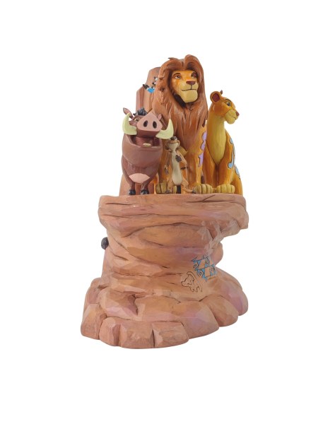 LE ROI LION CARVED IN STONE - DISNEY TRADITIONS