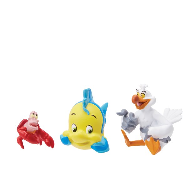 SET 3 FIGURINES LA PETITE SIRÈNE  - DISNEY SHOWCASE