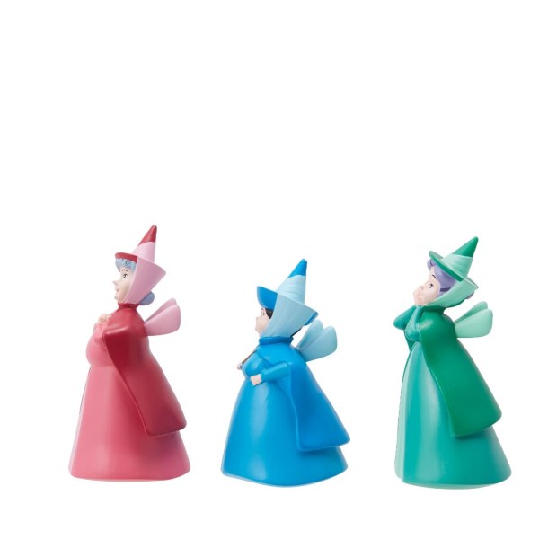 SET 3 FIGURINES LA BELLE AU BOIS DORMANT  - DISNEY SHOWCASE