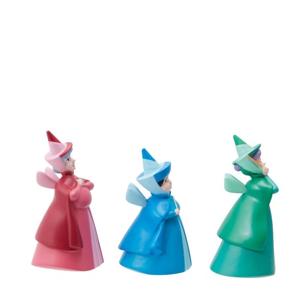 SET 3 FIGURINES LA BELLE AU BOIS DORMANT  - DISNEY SHOWCASE