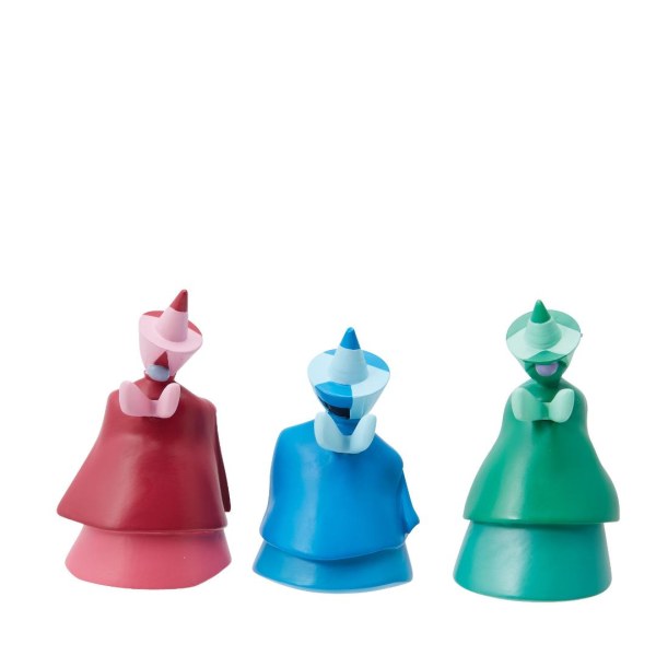 SET 3 FIGURINES LA BELLE AU BOIS DORMANT  - DISNEY SHOWCASE