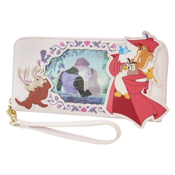 PORTEFEUILLE LENTICULAIRE AURORE BELLE AU BOIS DORMANT - DISNEY LOUNGEFLY