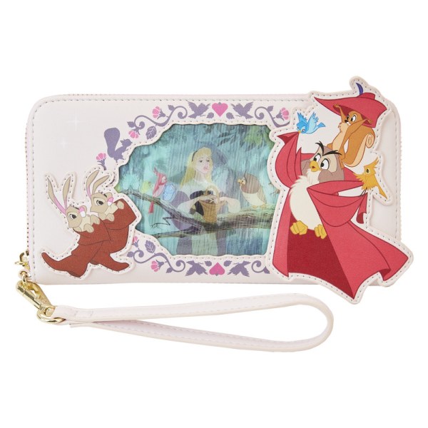 PORTEFEUILLE LENTICULAIRE AURORE BELLE AU BOIS DORMANT - DISNEY LOUNGEFLY