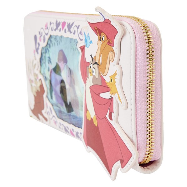 PORTEFEUILLE LENTICULAIRE AURORE BELLE AU BOIS DORMANT - DISNEY LOUNGEFLY