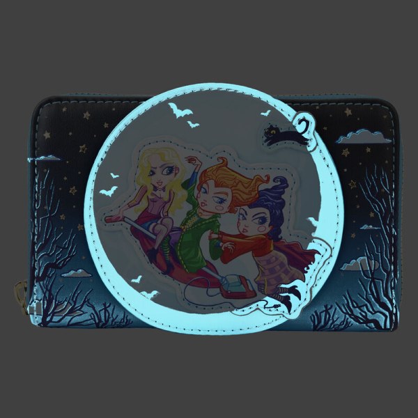 PORTEFEUILLE HOCUS POCUS GLOW - DISNEY LOUNGEFLY