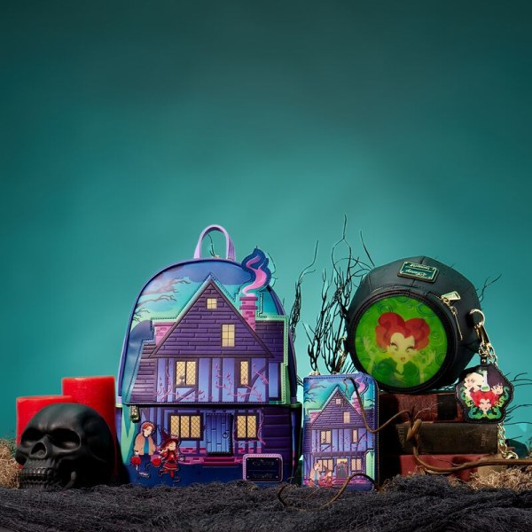 MINI SAC À DOS HOCUS SANDERSON SISTERS HOUSE GLOW - DISNEY LOUNGEFLY