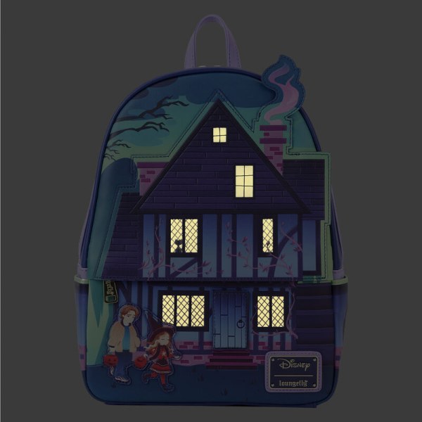 MINI SAC À DOS HOCUS SANDERSON SISTERS HOUSE GLOW - DISNEY LOUNGEFLY
