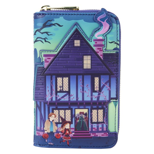 PORTEFEUILLE HOCUS POCUS MAISON SOEURS SANDERSON GLOW - DISNEY LOUNGEFLY