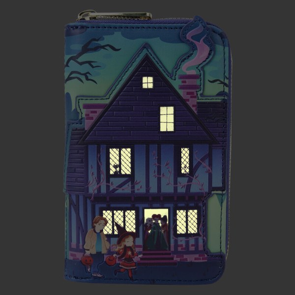 PORTEFEUILLE HOCUS POCUS MAISON SOEURS SANDERSON GLOW - DISNEY LOUNGEFLY