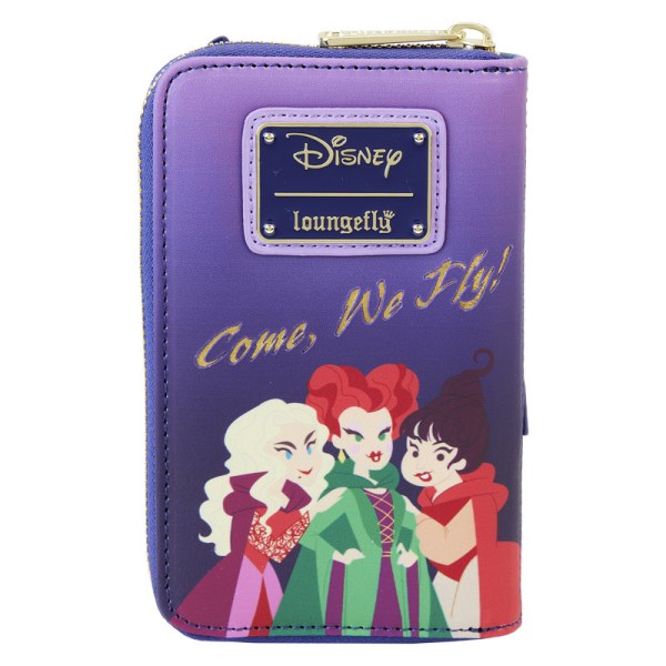 PORTEFEUILLE HOCUS POCUS MAISON SOEURS SANDERSON GLOW - DISNEY LOUNGEFLY