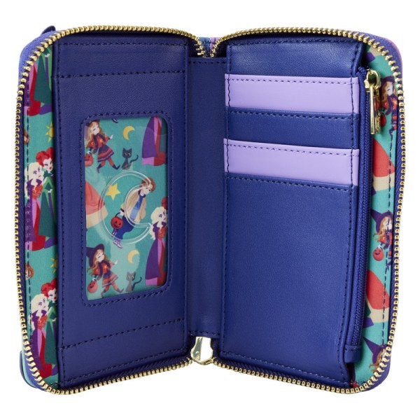 PORTEFEUILLE HOCUS POCUS MAISON SOEURS SANDERSON GLOW - DISNEY LOUNGEFLY