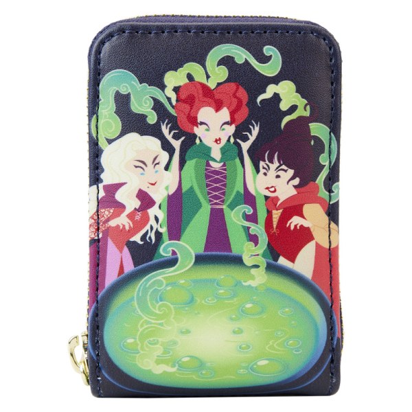 PORTEFEUILLE ACCORDÉON HOCUS POCUS SOEURS SANDERSON CHAUDRON GLOW - DISNEY LOUNGEFLY