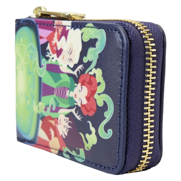 PORTEFEUILLE ACCORDÉON HOCUS POCUS SOEURS SANDERSON CHAUDRON GLOW - DISNEY LOUNGEFLY